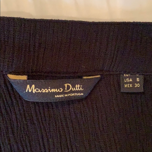 Massimo Dutti Black Long Sleeve Top - Picture 4 of 5